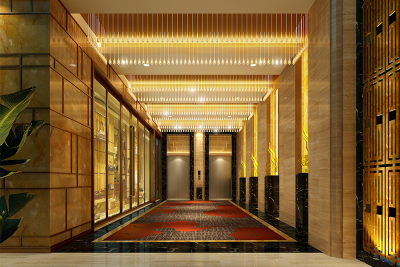 九龍大(dà)酒店(diàn)電(diàn)梯間(jiān)